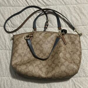 Crossbody brown coach purse